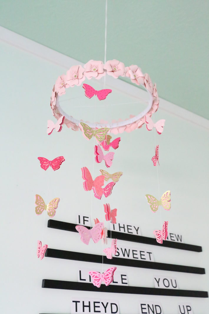 Behind Mytutorlist.com: Paper Butterflies For A Pretty Butterfly Mobile