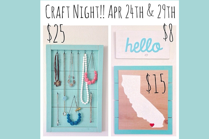 Hosting Your Own Craft Party - Simple project list- at Pocketful of Paint.com