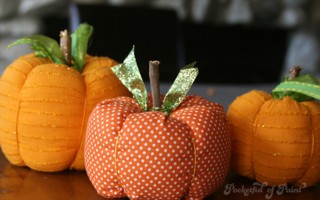 Fabric Pumpkins