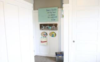 Reclaimed Wood Photo Display
