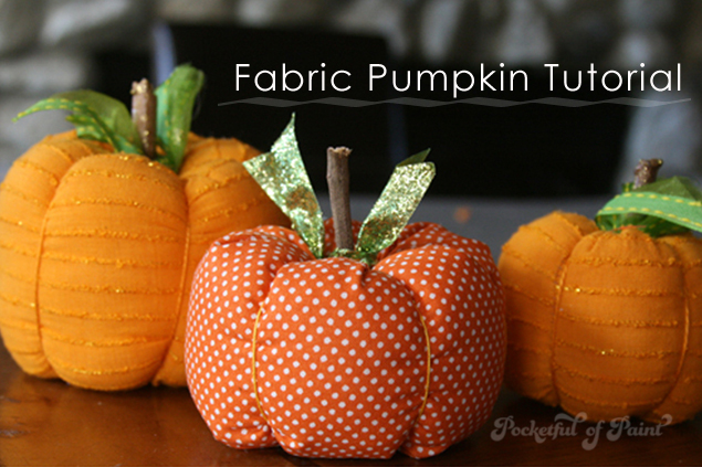 Fabric Pumpkins