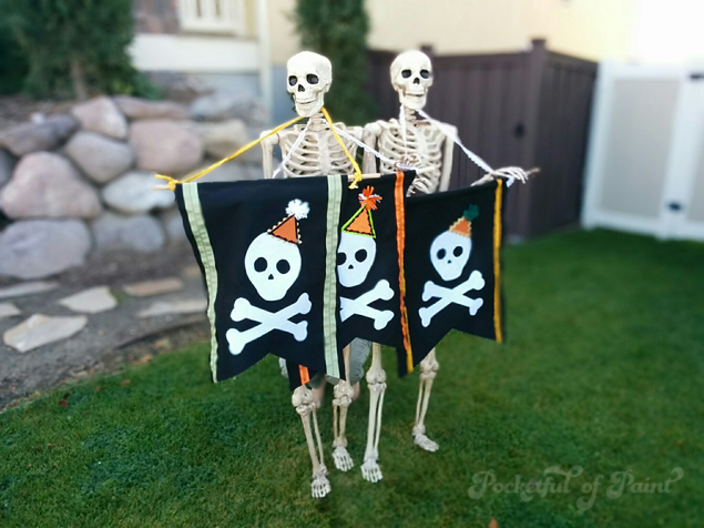 DIY Skull Banner 