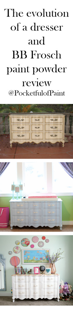 Evolution of a Dresser and Review of BB Frosch Paint powder