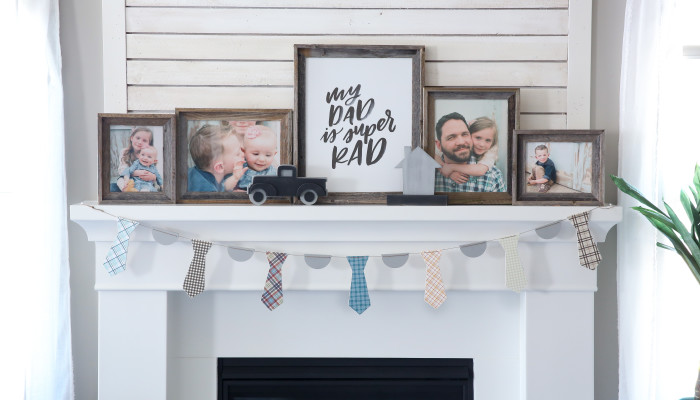 Father’s Day Wood Tie Banner