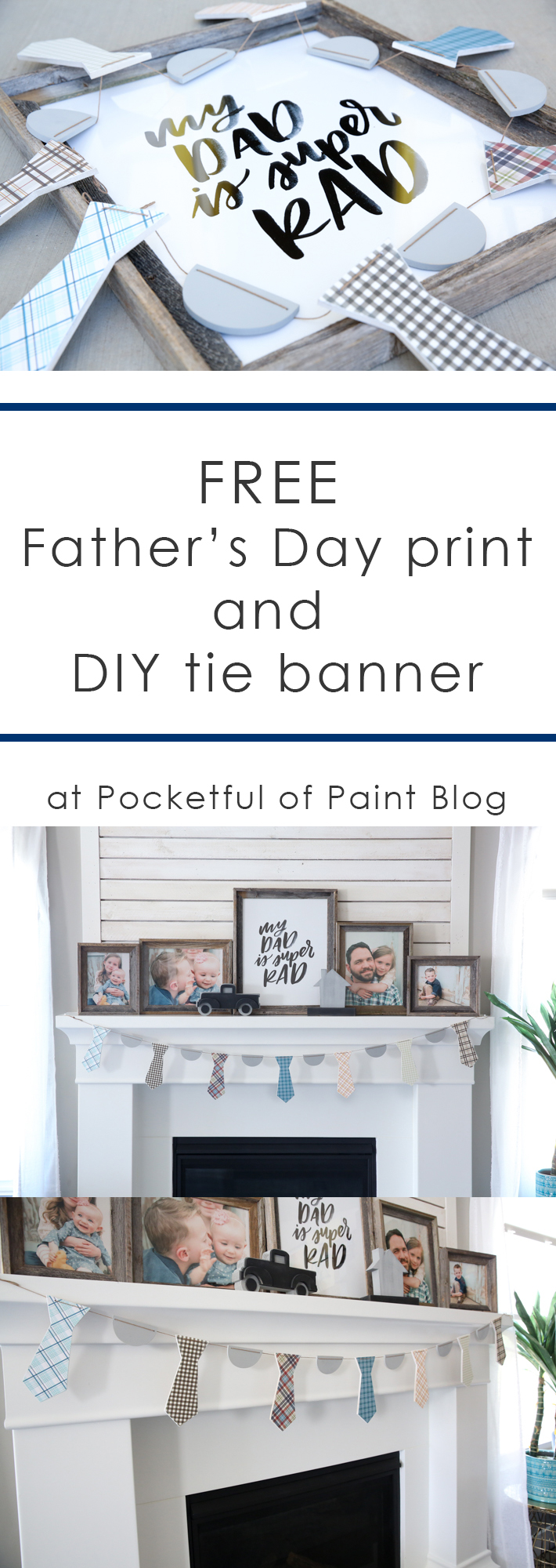 Father's Day Printable @pocketfulofpaint