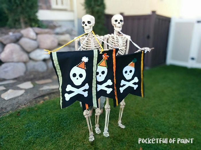 DIY Skull Banner