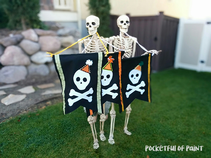 DIY Skull Banner