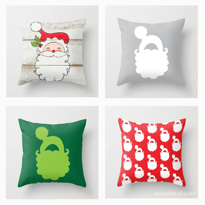 santa-pillows