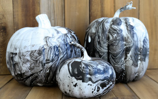 Marble Pumpkins