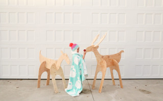 DIY Wooden Deer