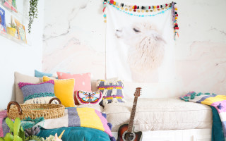 Tips for Styling Kid Spaces: Bright Boho Bedroom