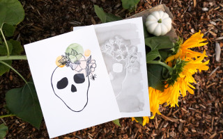 DIY Skull Art Project